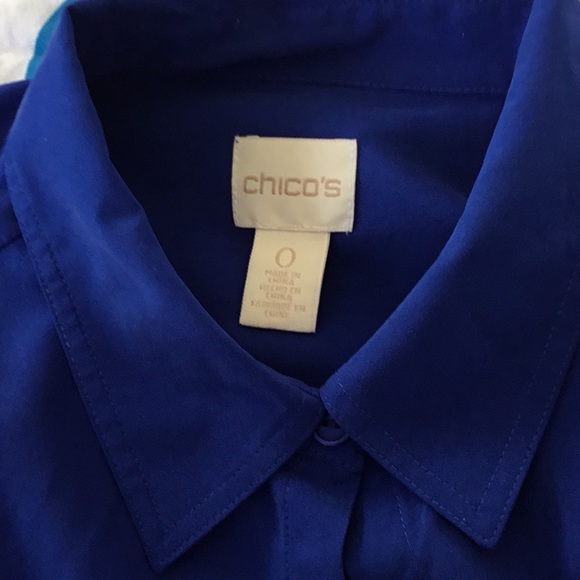 Chico’s long sleeved button front shirt. - Picture 3 of 3
